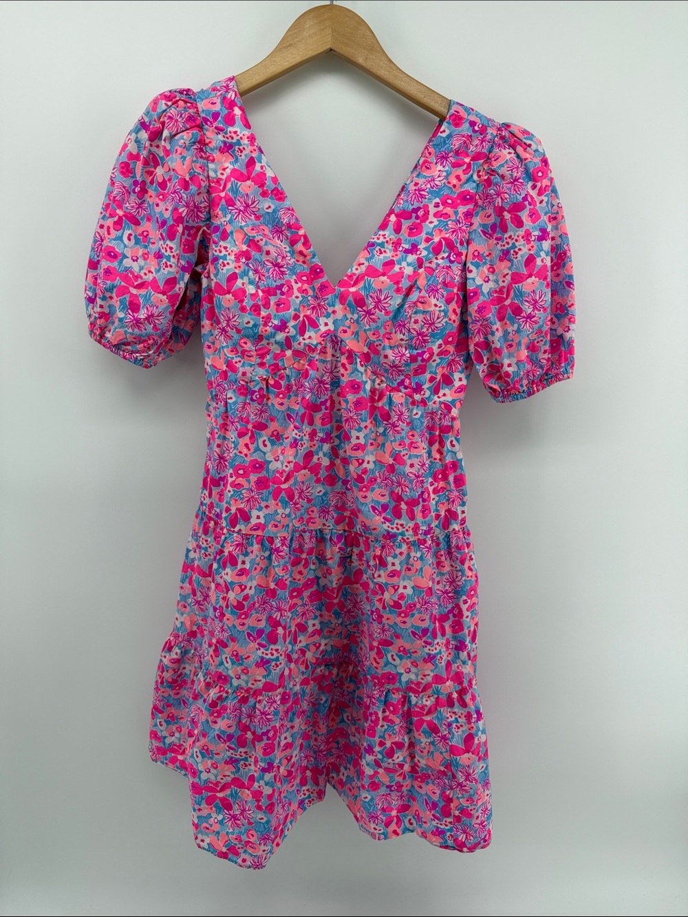 Lilly Pulitzer Nalani Dress in Pink Baby Bloomer Print 00 A13